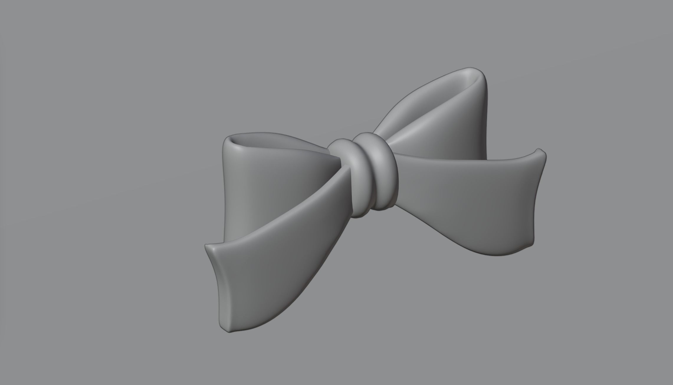 Bow decoration 3D model_2