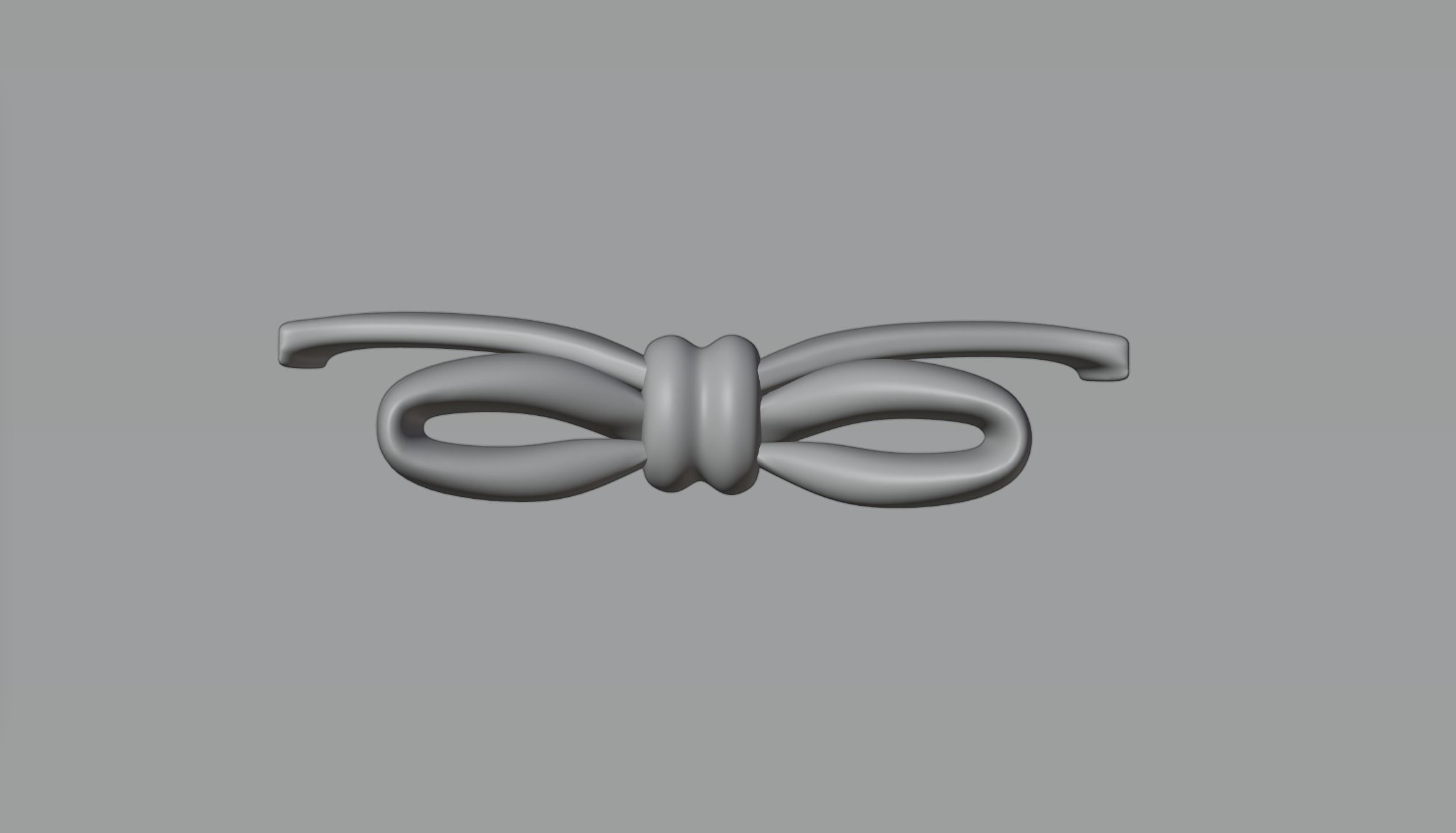 Bow decoration 3D model_4