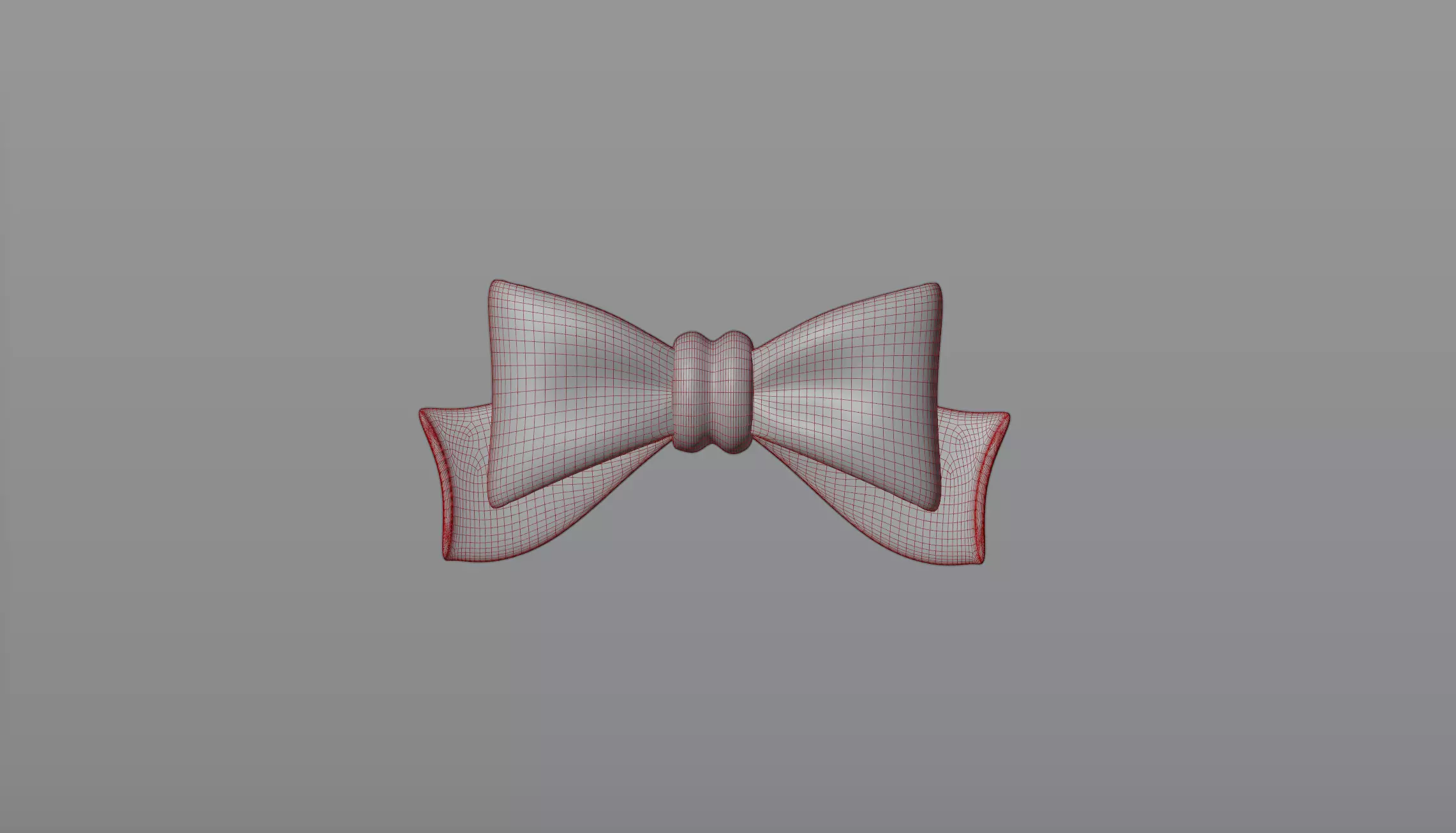 Bow decoration 3D model_0