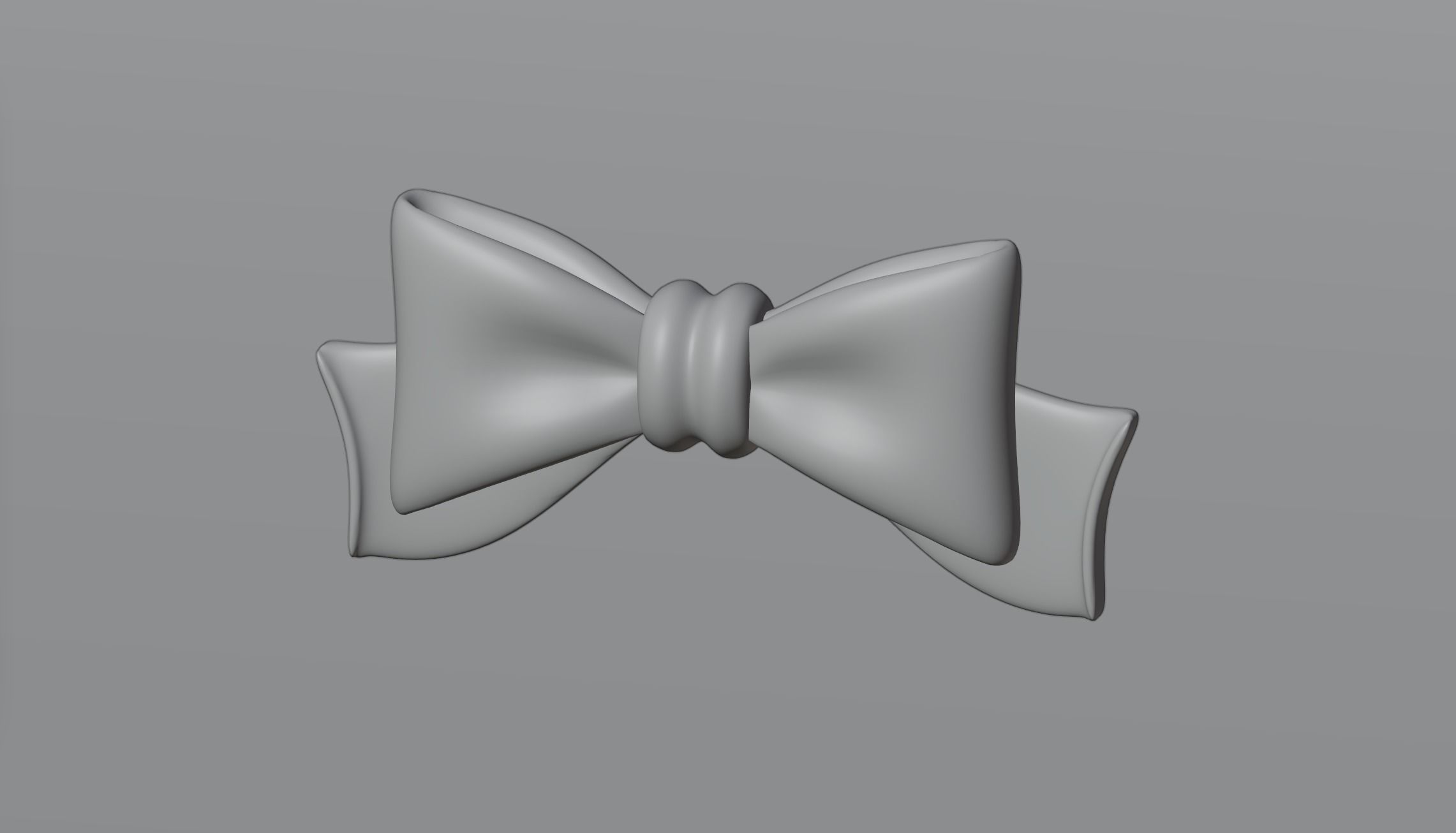 Bow decoration 3D model_1