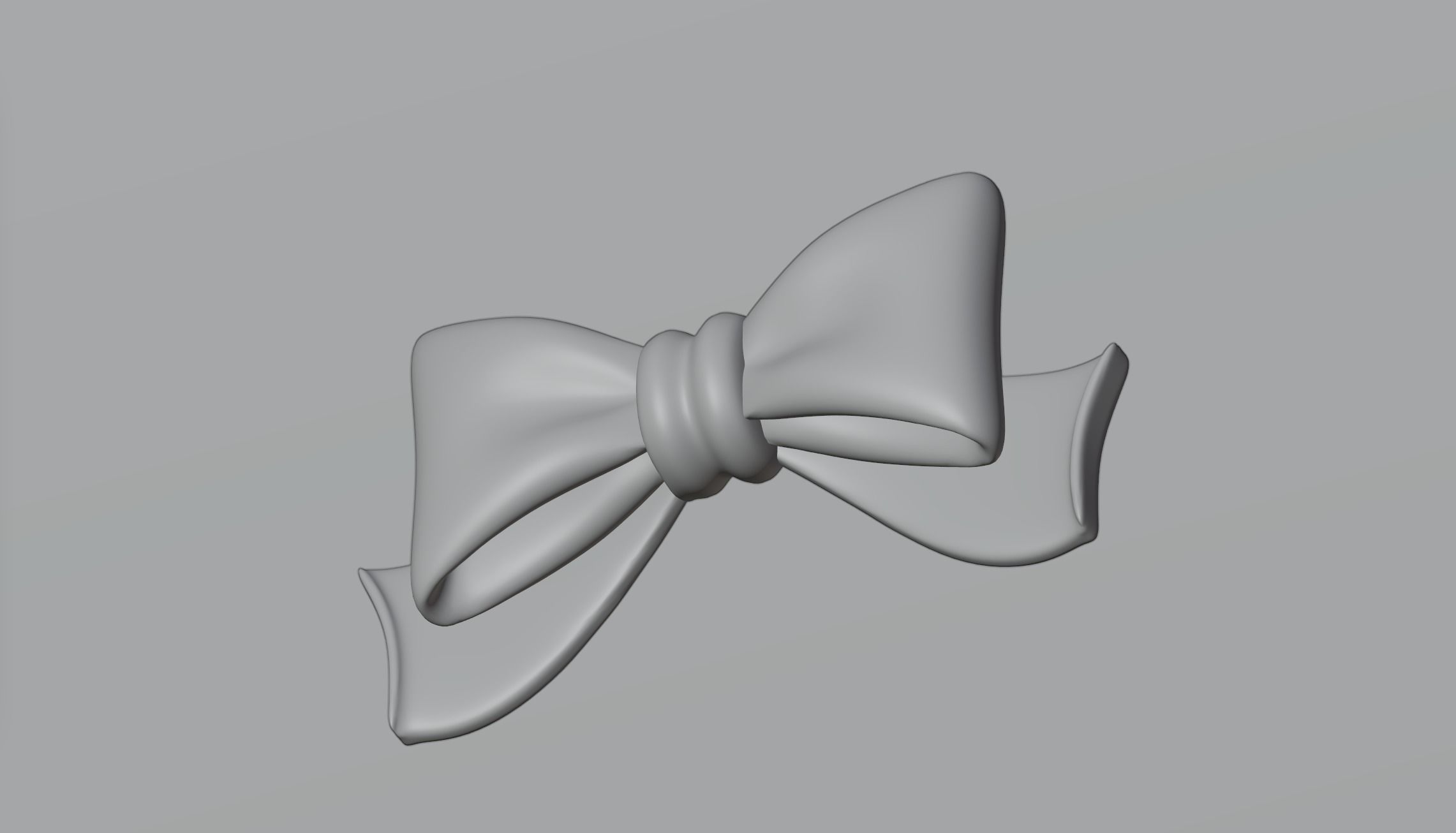 Bow decoration 3D model_3