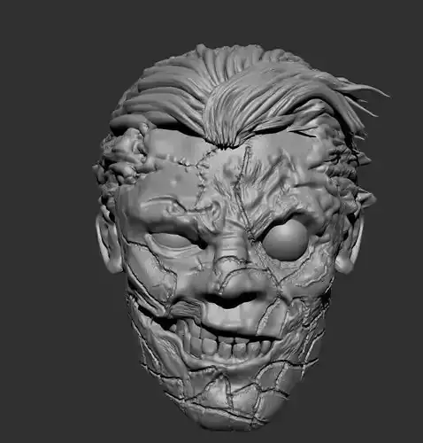 Jigsaw Puzzle head sculpt for figure 3D print model