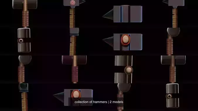collection of hammers
