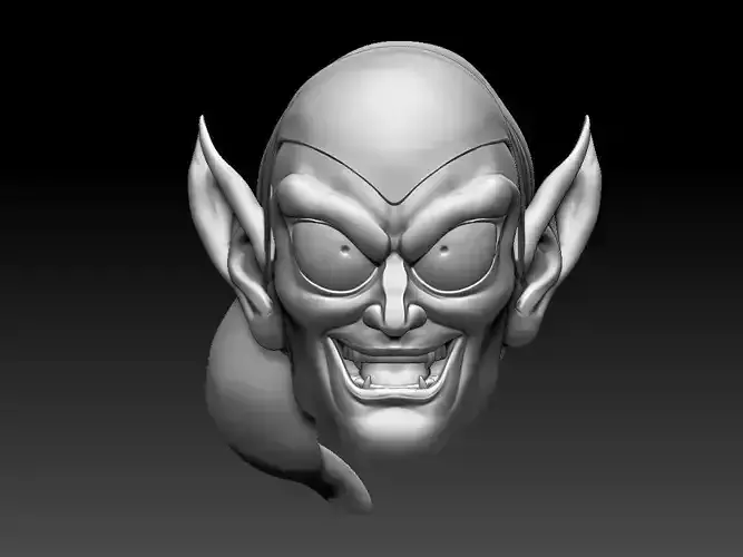 Green Goblin Animated head sculpt for Marvel Legends figure 3D print model