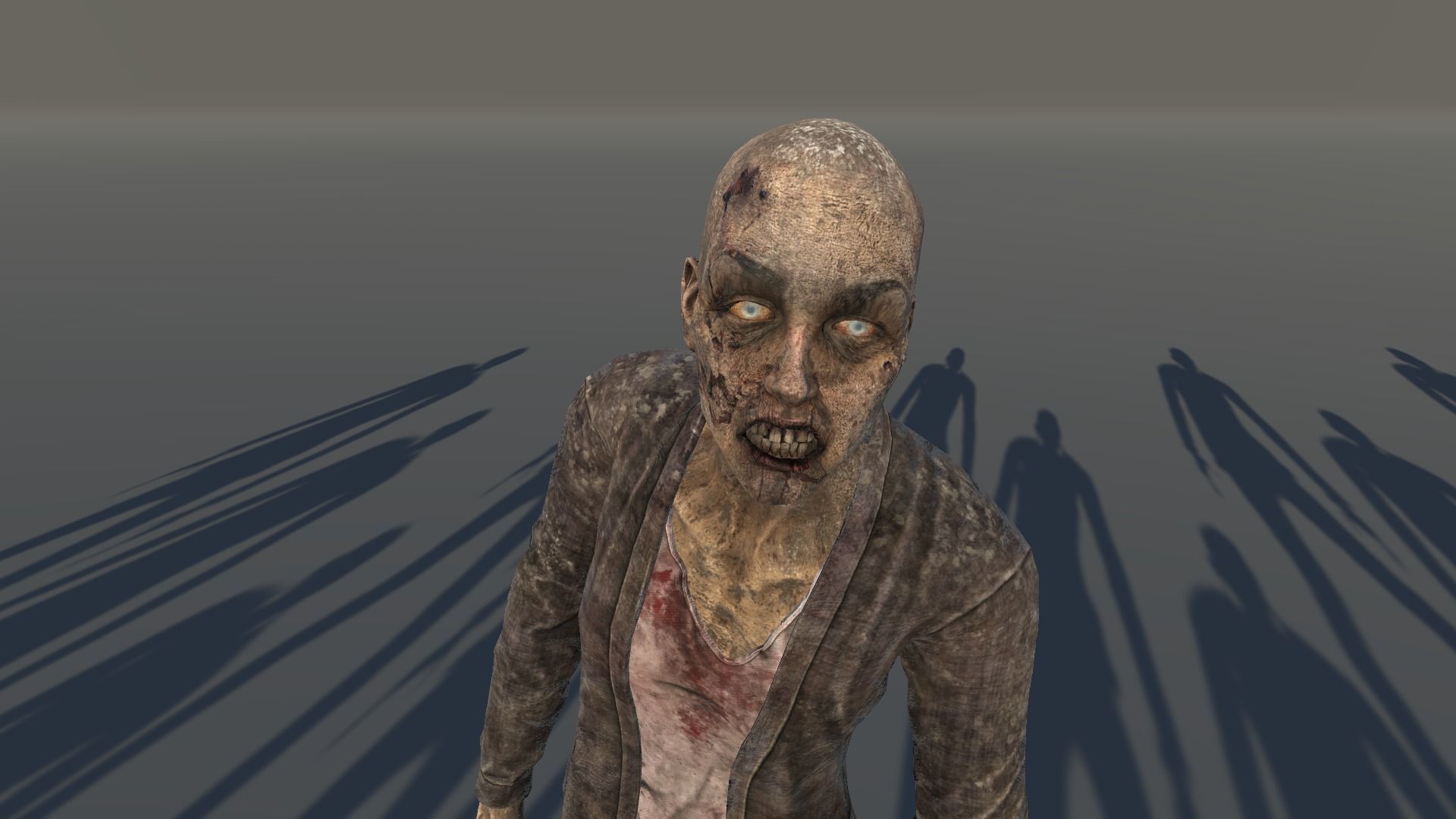Zombie Civilian Female 01 Low-poly 3D model_7