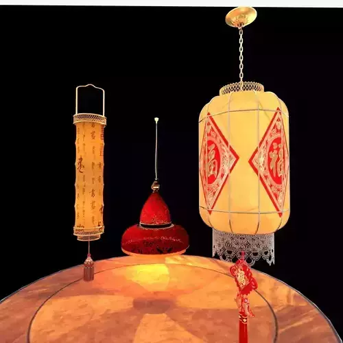 Chinese red  lantern 