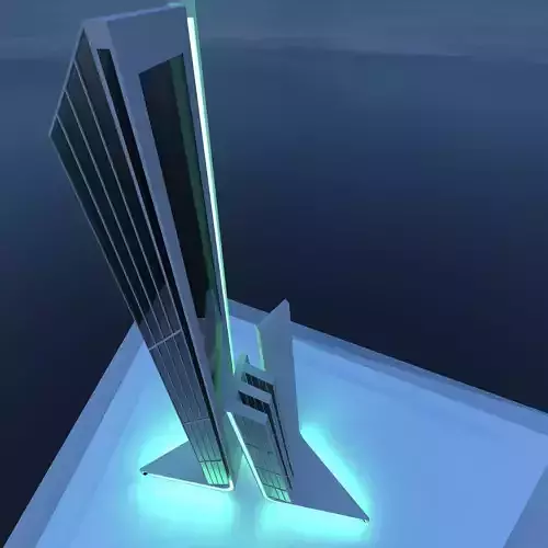 futuristic skyscraper