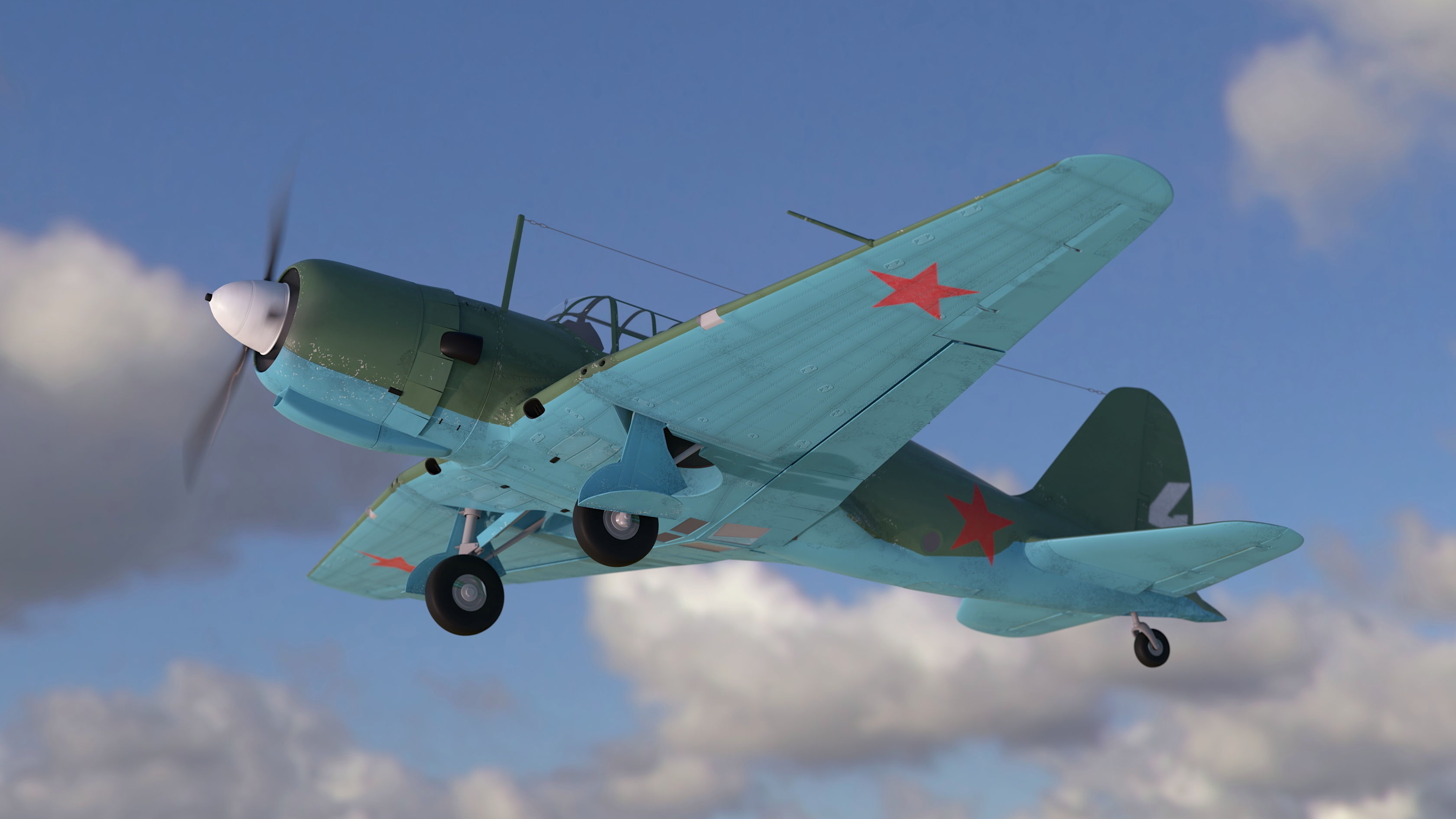Sukhoi Su-2 3D model_3