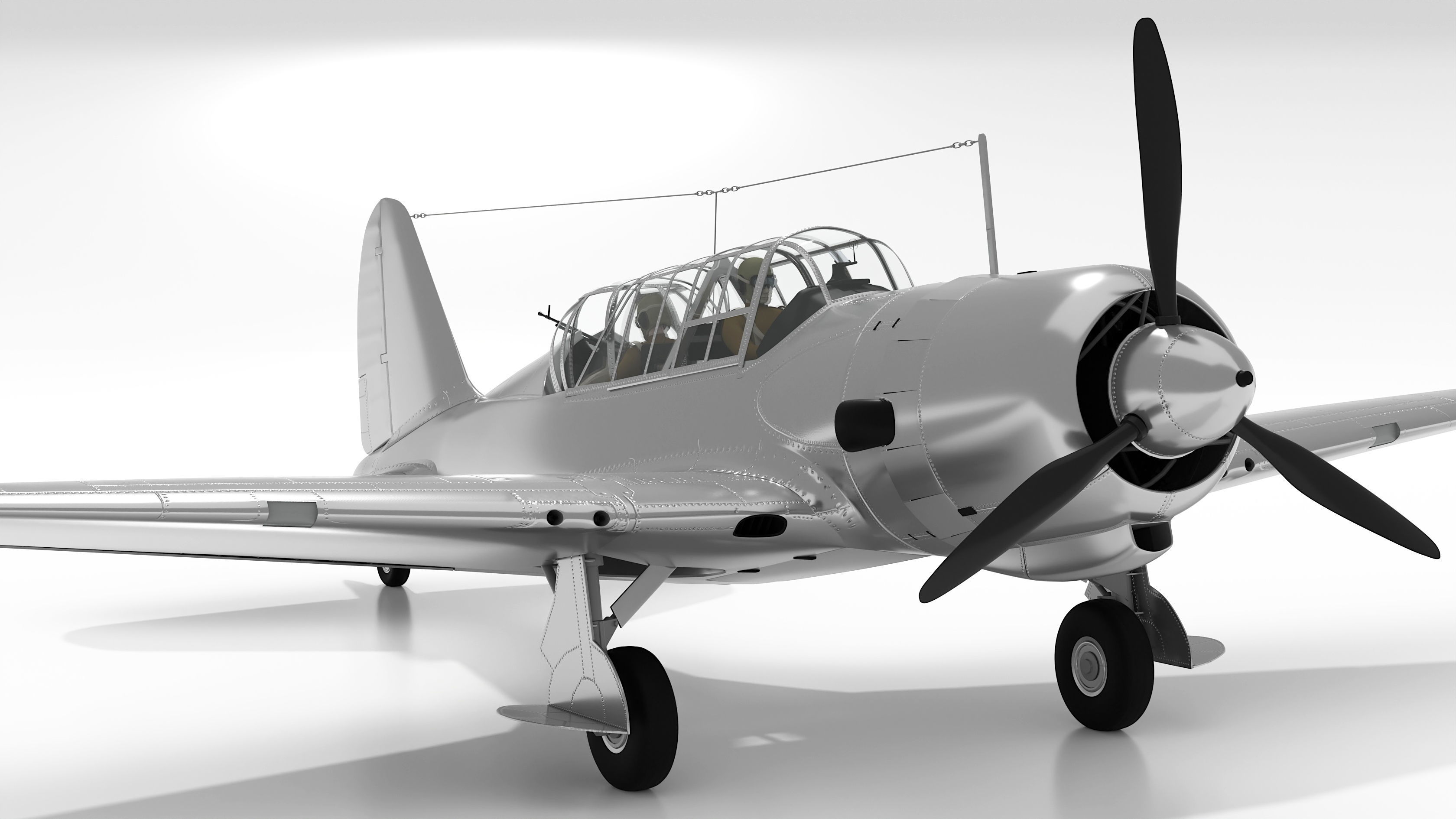 Sukhoi Su-2 3D model_15