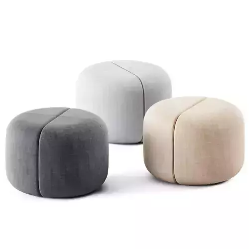 Round Pouf Bob by Bla Station