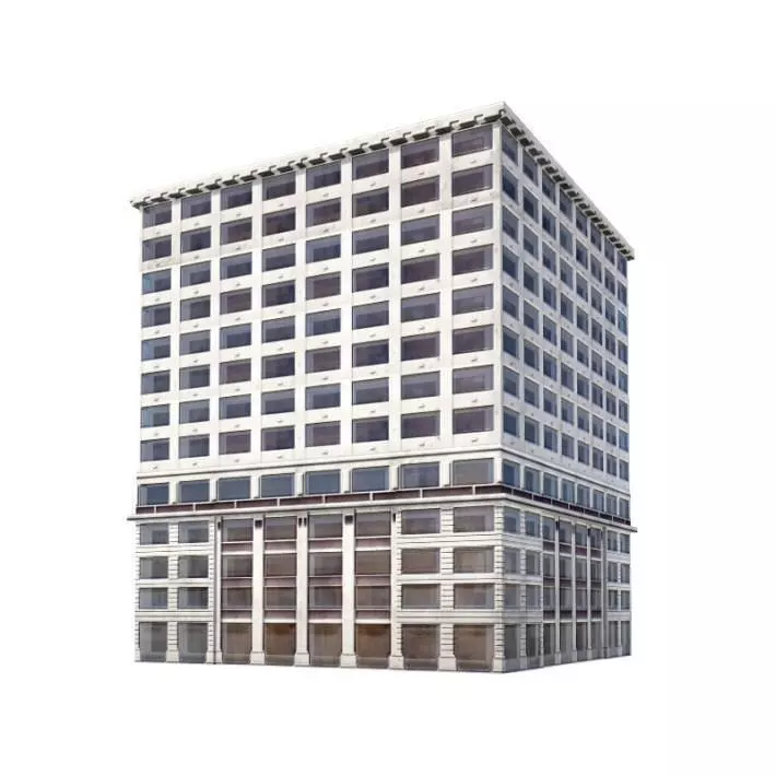 Simple Building 3D model