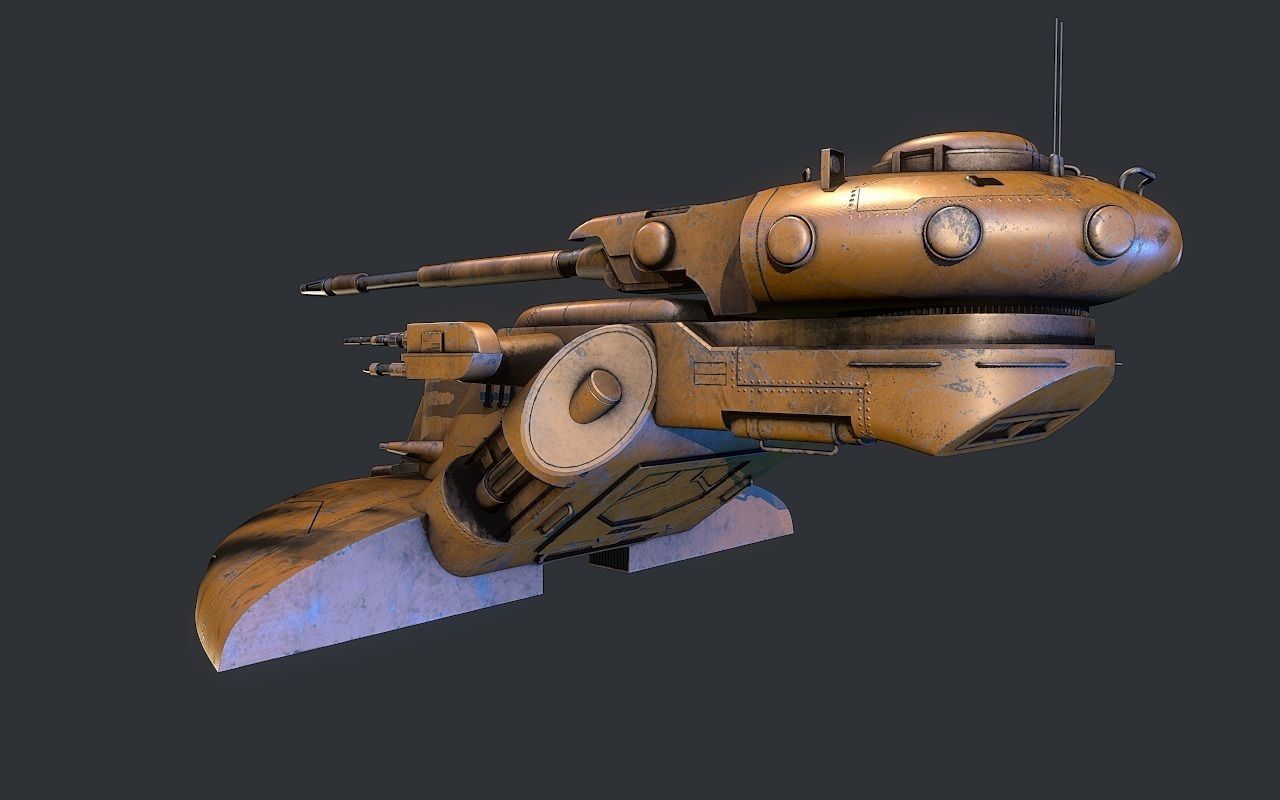 AAT Battle Star Wars 3D model_3