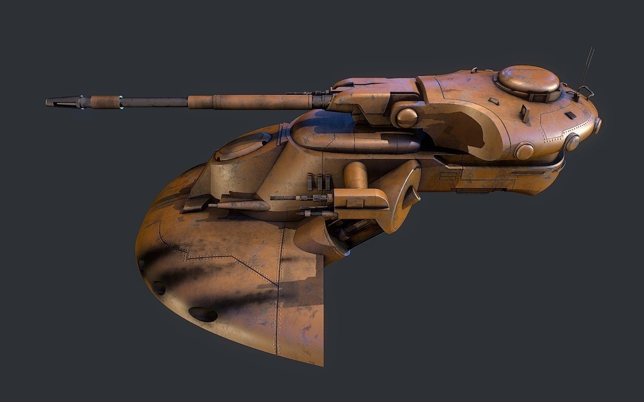 AAT Battle Star Wars 3D model_5