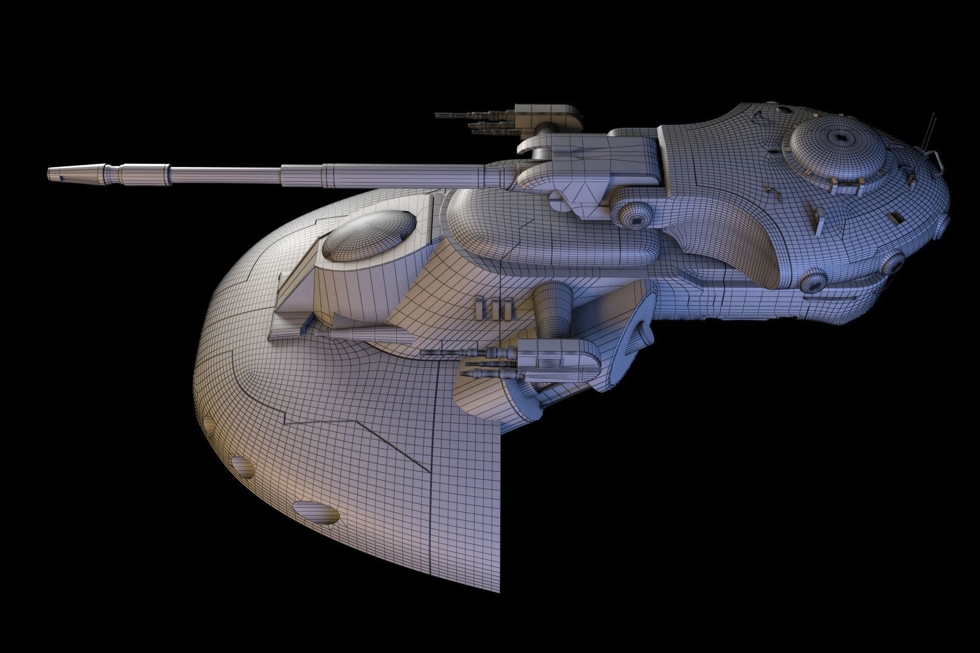 AAT Battle Star Wars 3D model_10