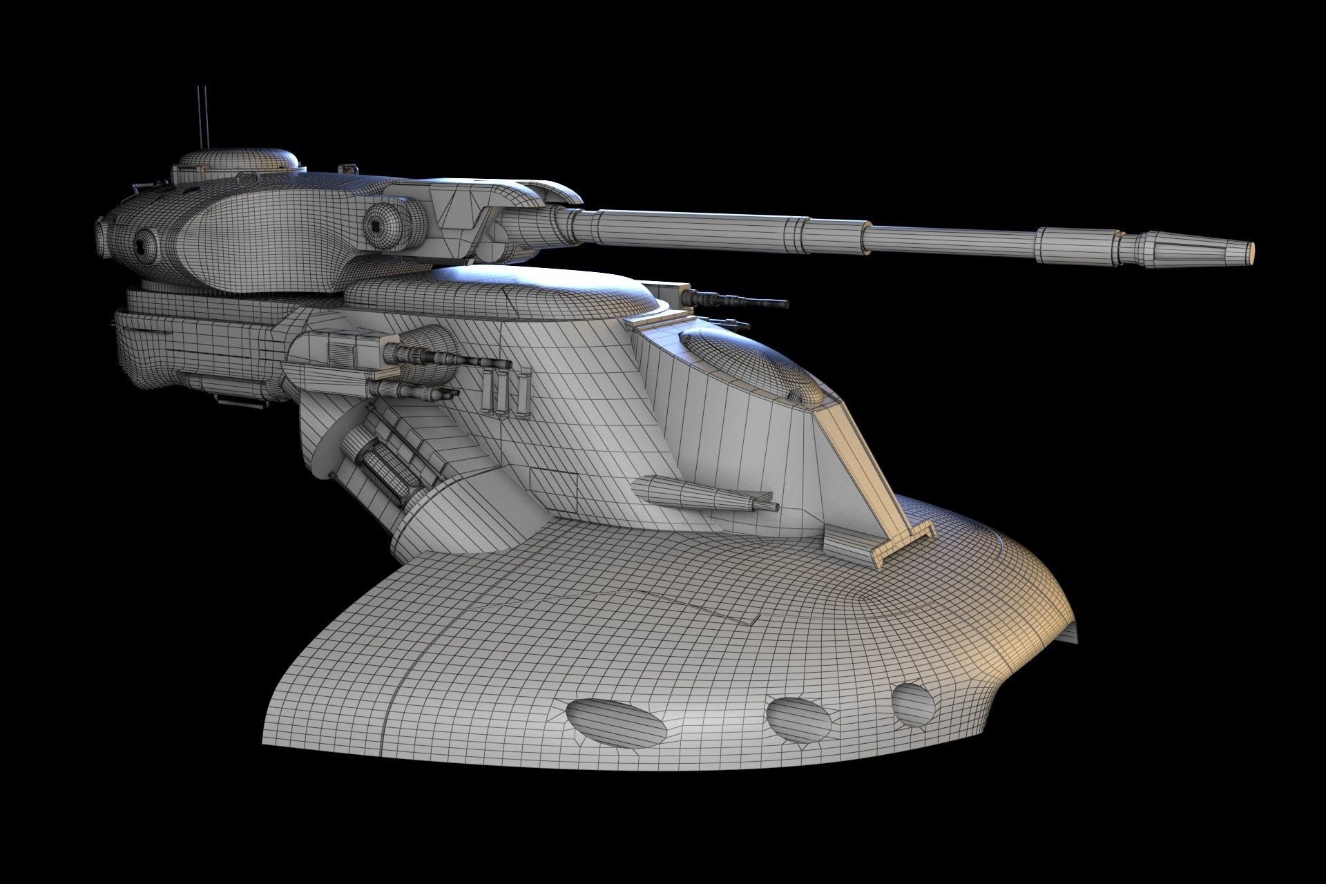AAT Battle Star Wars 3D model_8