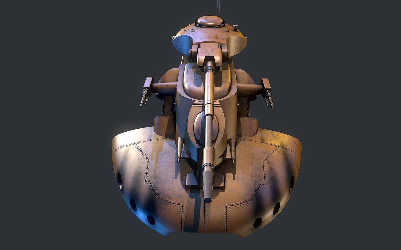 AAT Battle Star Wars 3D model_6