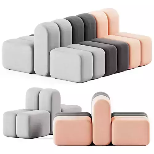 Two-sided sofa Bob by Bla Station