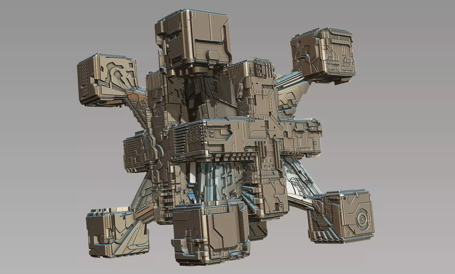 space equipment node 00100 3D model_0