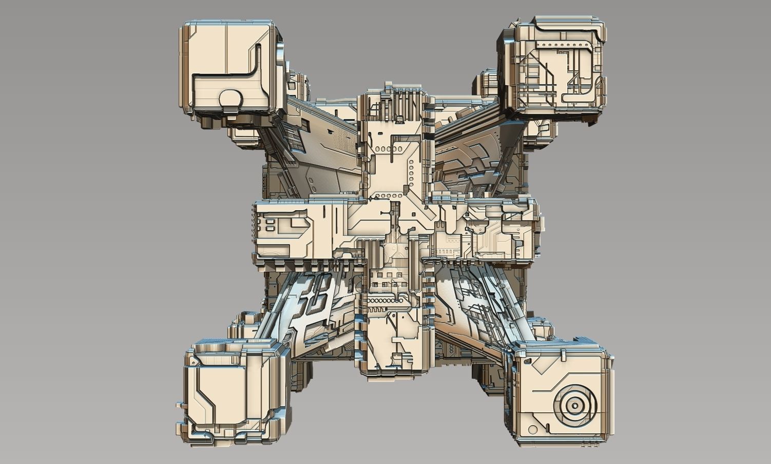 space equipment node 00100 3D model_12