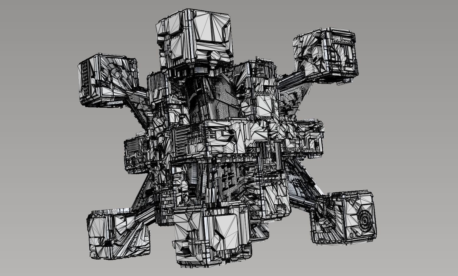 space equipment node 00100 3D model_2