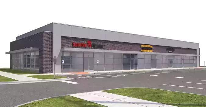 Retail-186 Retail Store 3D model