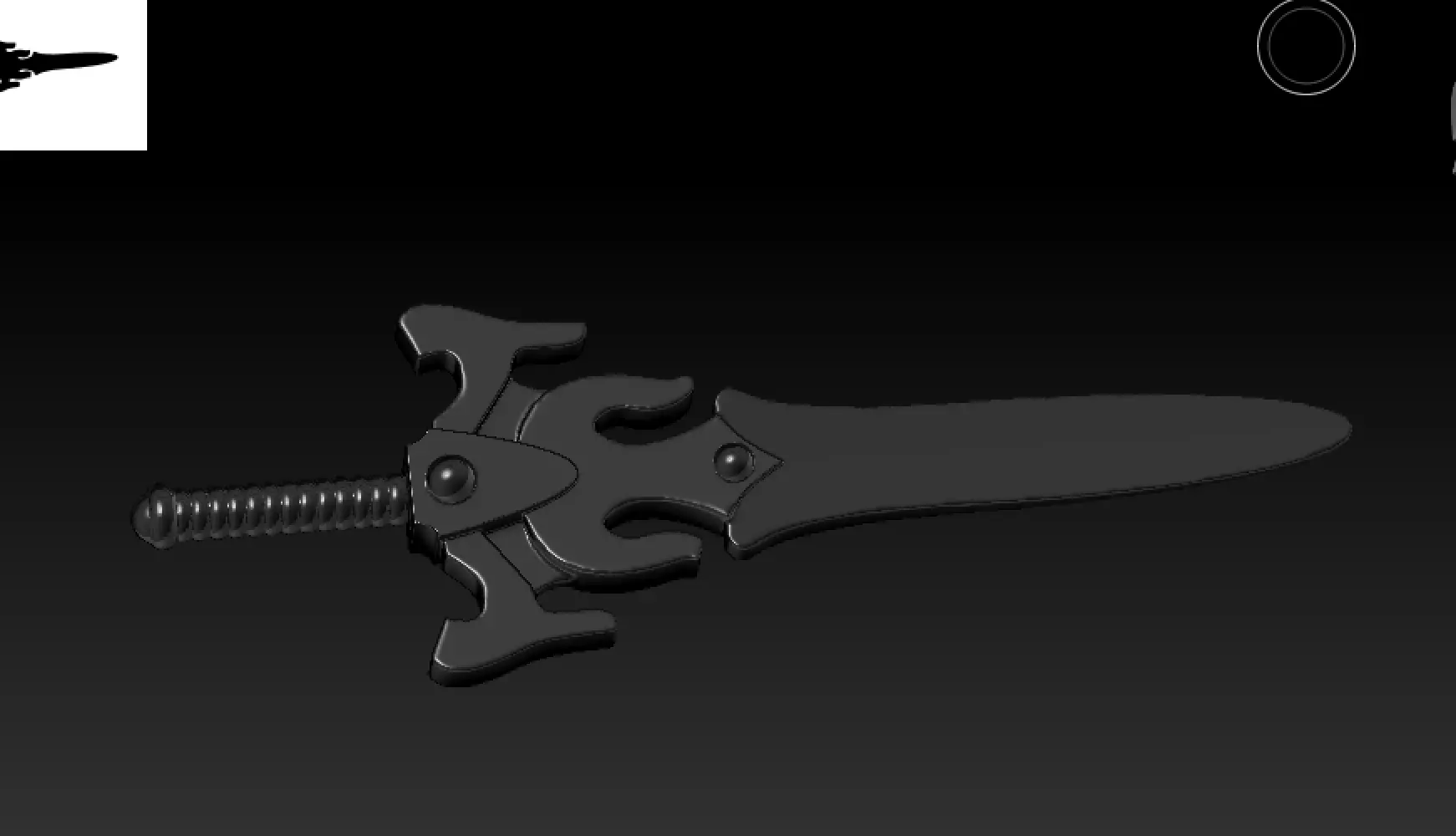GRAYSKULLMAN SWORD MOTU VINTAGE 3D print model