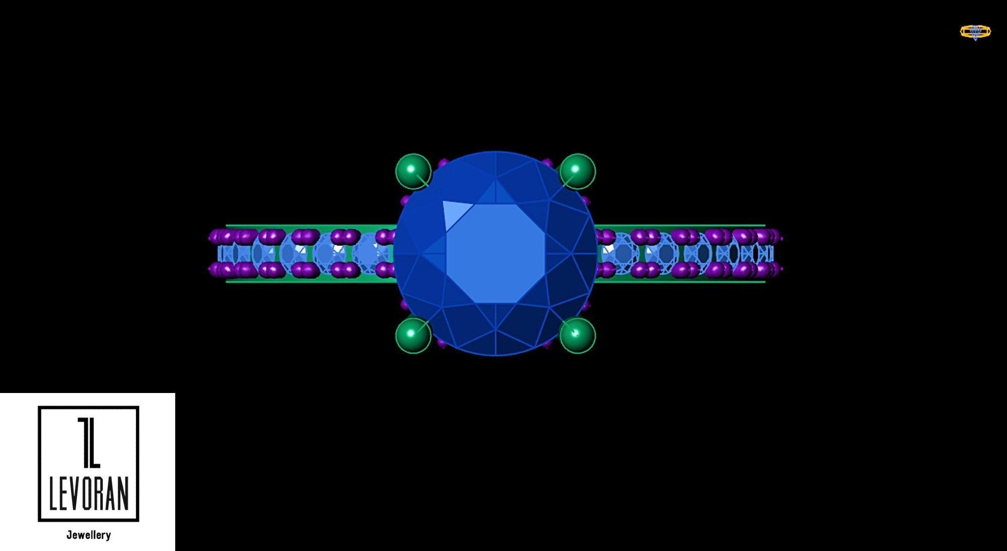 Engagement ring stl file 3D print model_8