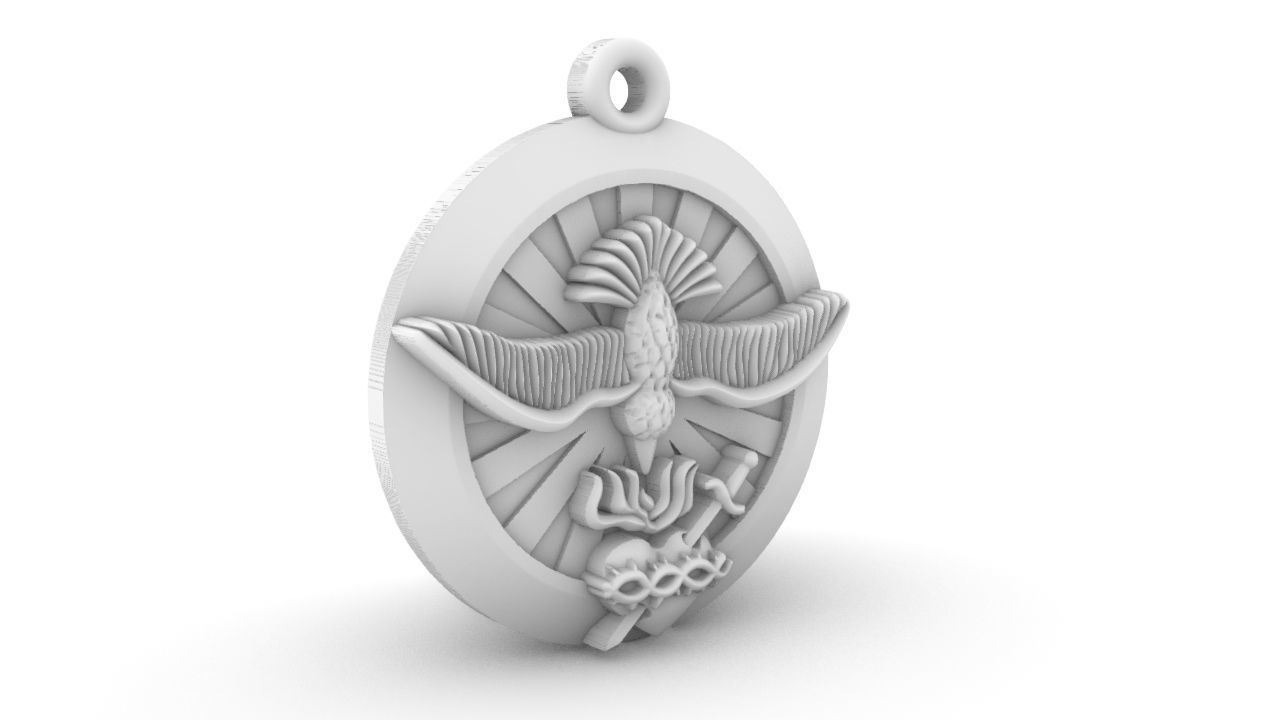 Espirito Santo - Saint Spirit  3D print model_9