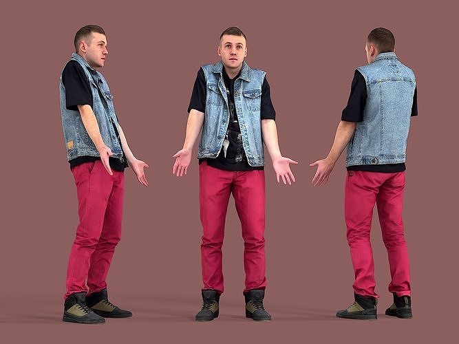 Guy Is Confused 3D model