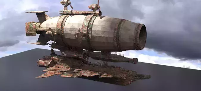 Zeppelin Airship General 3D model
