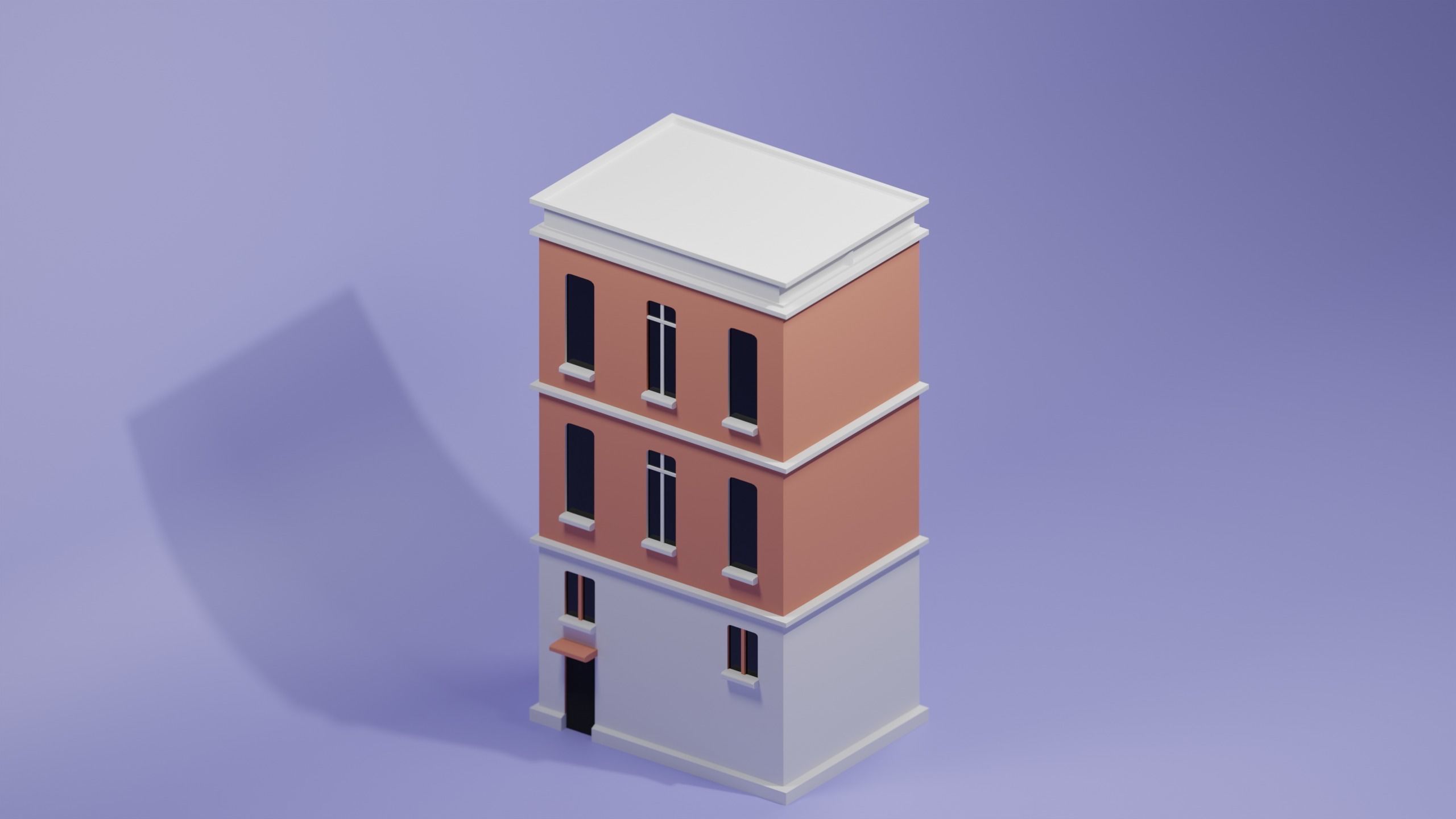 firestation toy building 3D model_2