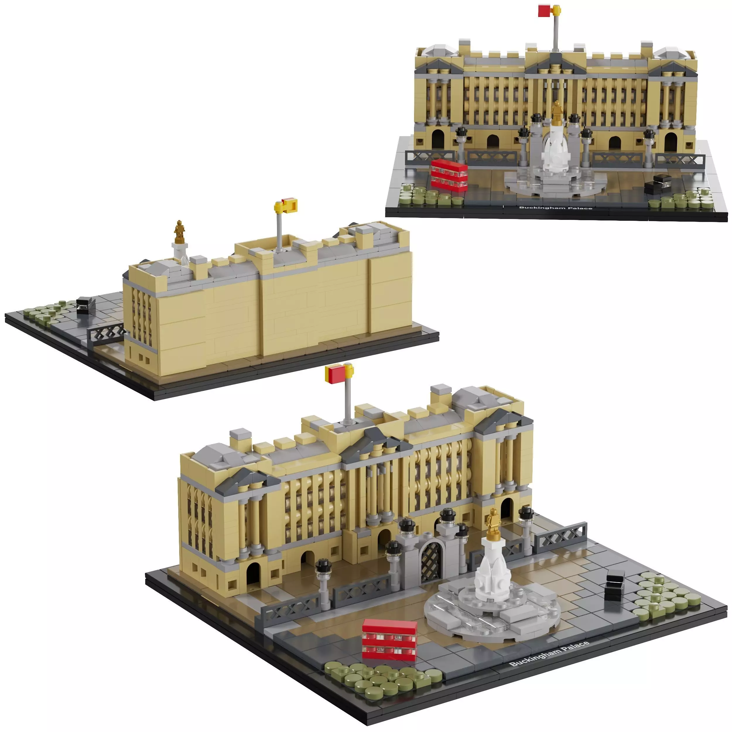 Lego Architecture - 21029 Buckingham Palace 3D model