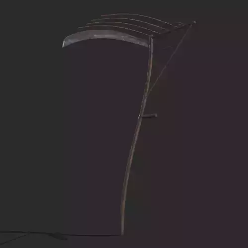 Cradle Scythe  Low-poly 3D model