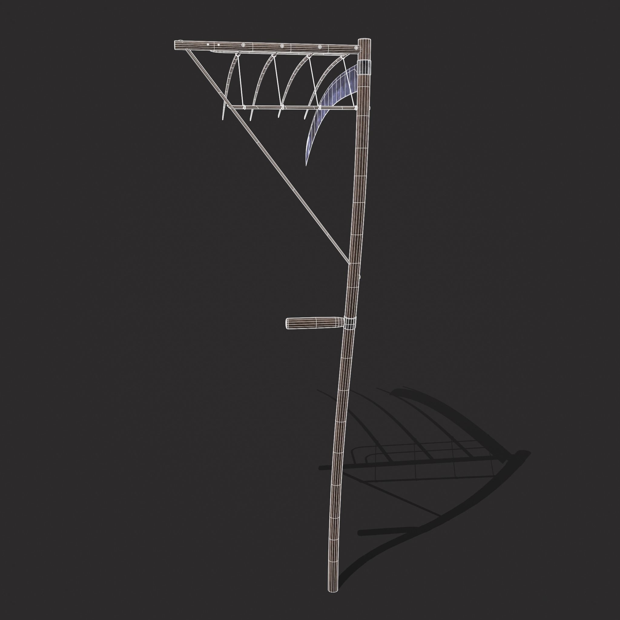 Cradle Scythe  Low-poly 3D model_18