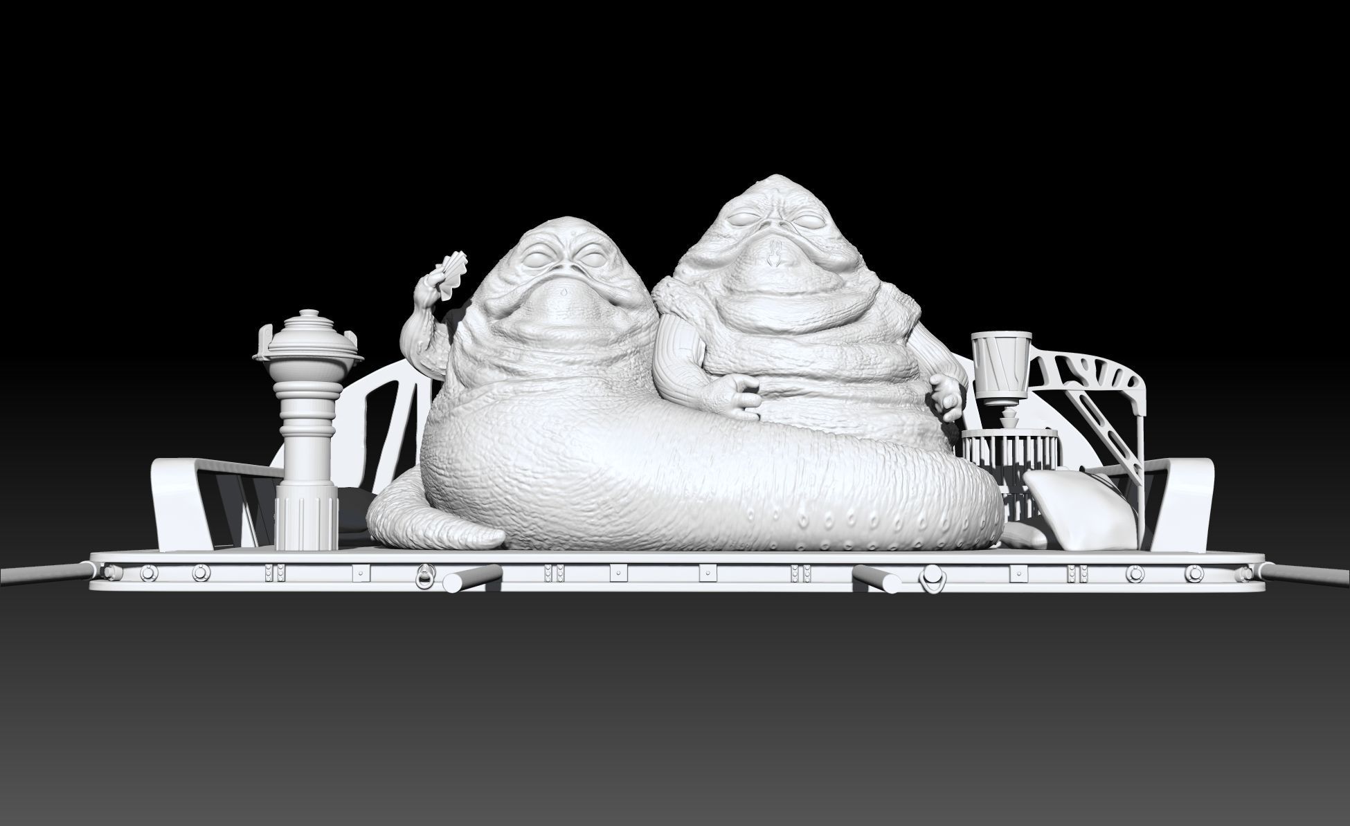 The Hutt Twins 3D print model_6