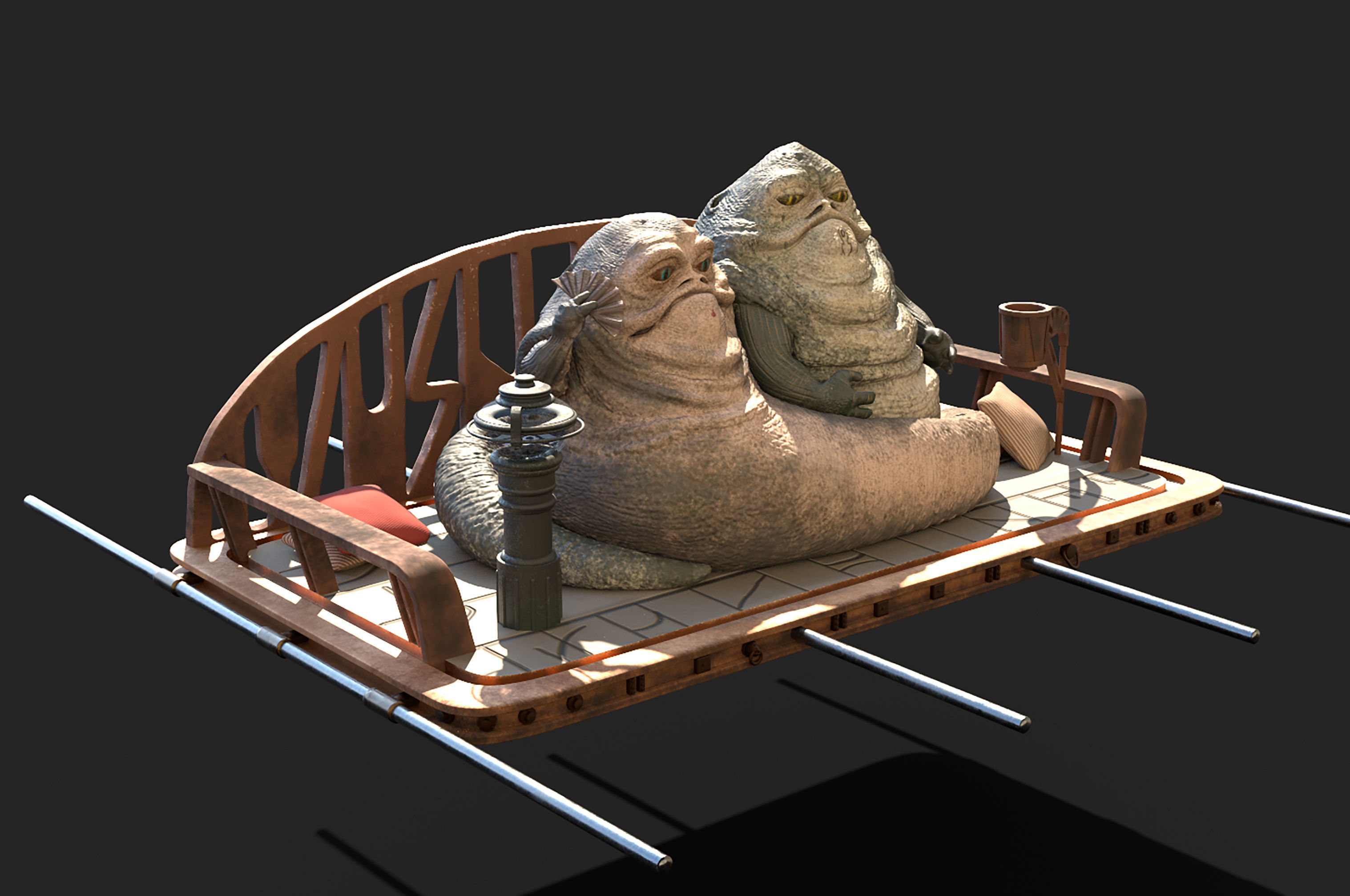 The Hutt Twins 3D print model_4