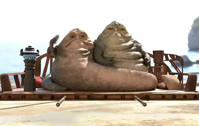 The Hutt Twins 3D print model