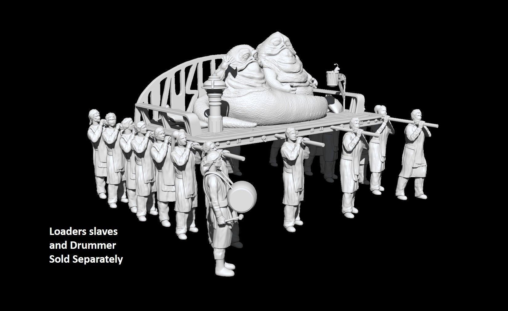 The Hutt Twins 3D print model_3