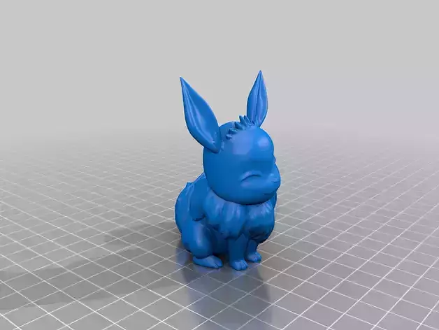 pokemon fox 3D print model