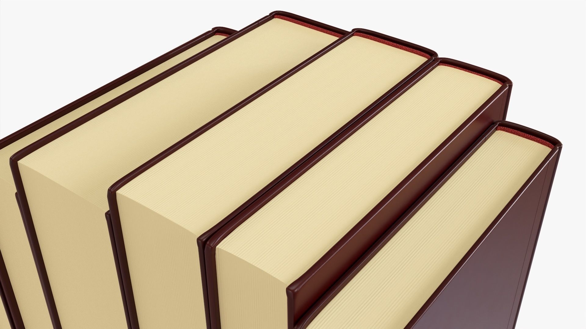 Book mockup set 01 3D model_1