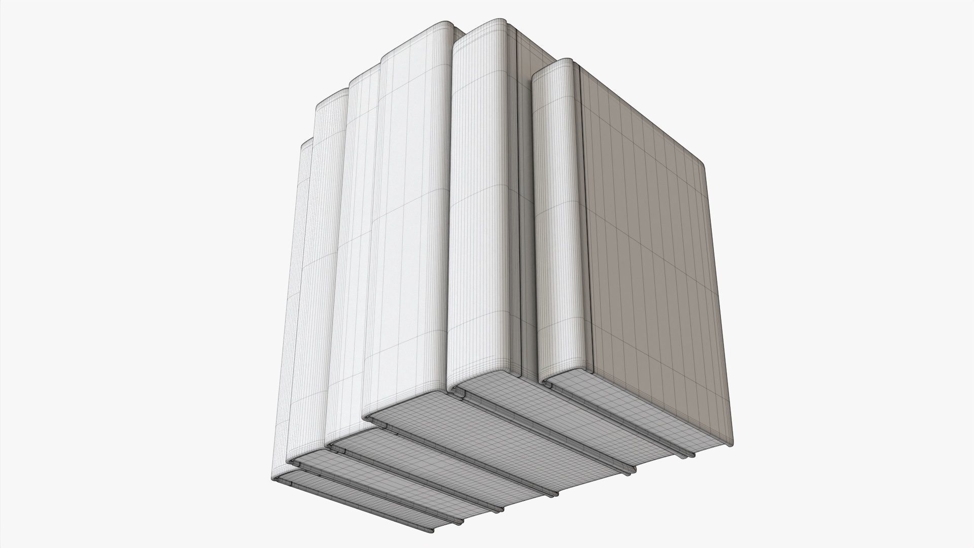 Book mockup set 01 3D model_7