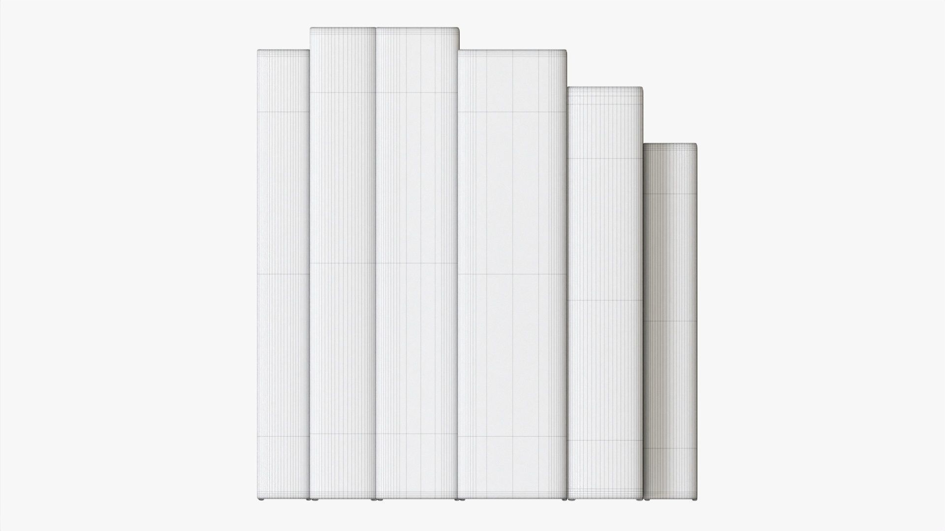 Book mockup set 01 3D model_8