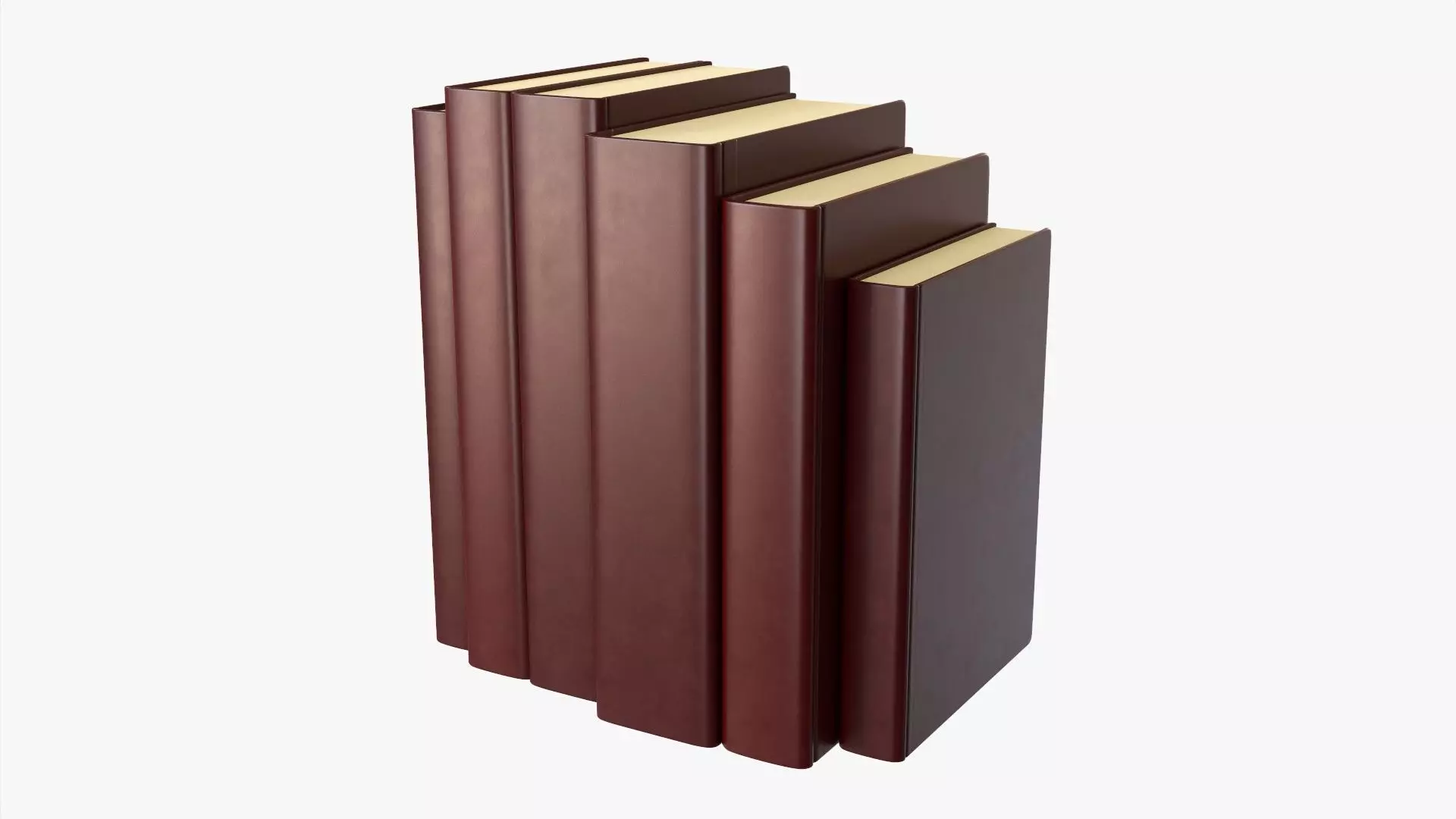 Book mockup set 01 3D model_0