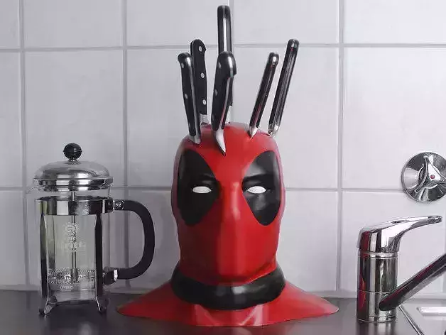 deadpool mask 3D print model