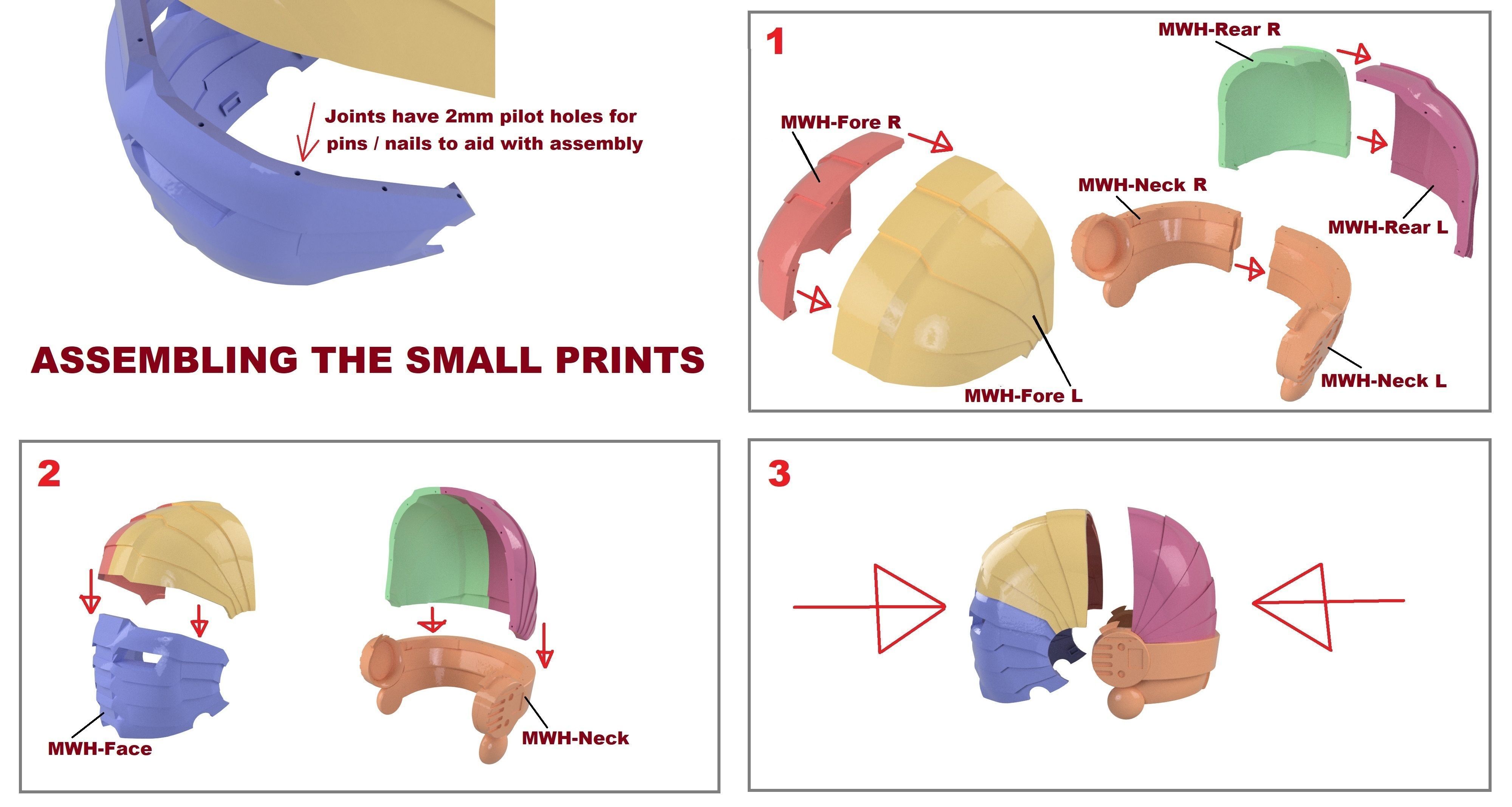 Major West Helmet Lost in Space 1998 3D print model_6