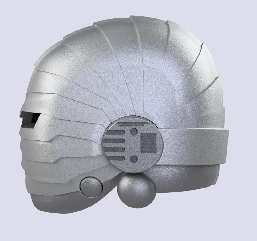 Major West Helmet Lost in Space 1998 3D print model_3