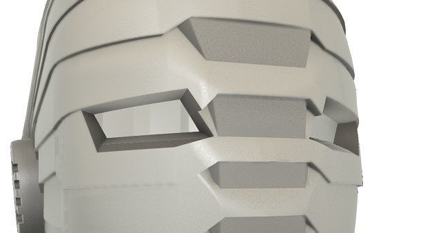 Major West Helmet Lost in Space 1998 3D print model_4