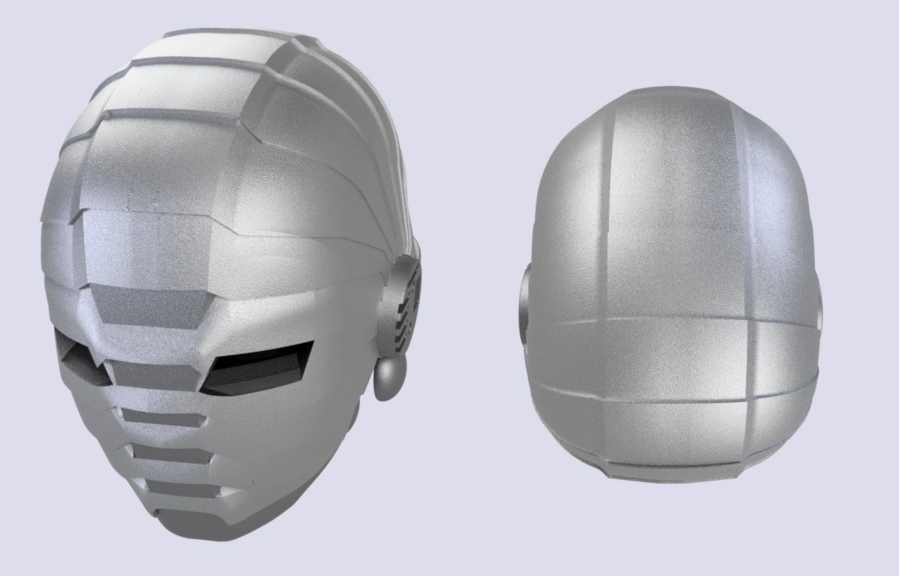 Major West Helmet Lost in Space 1998 3D print model_2