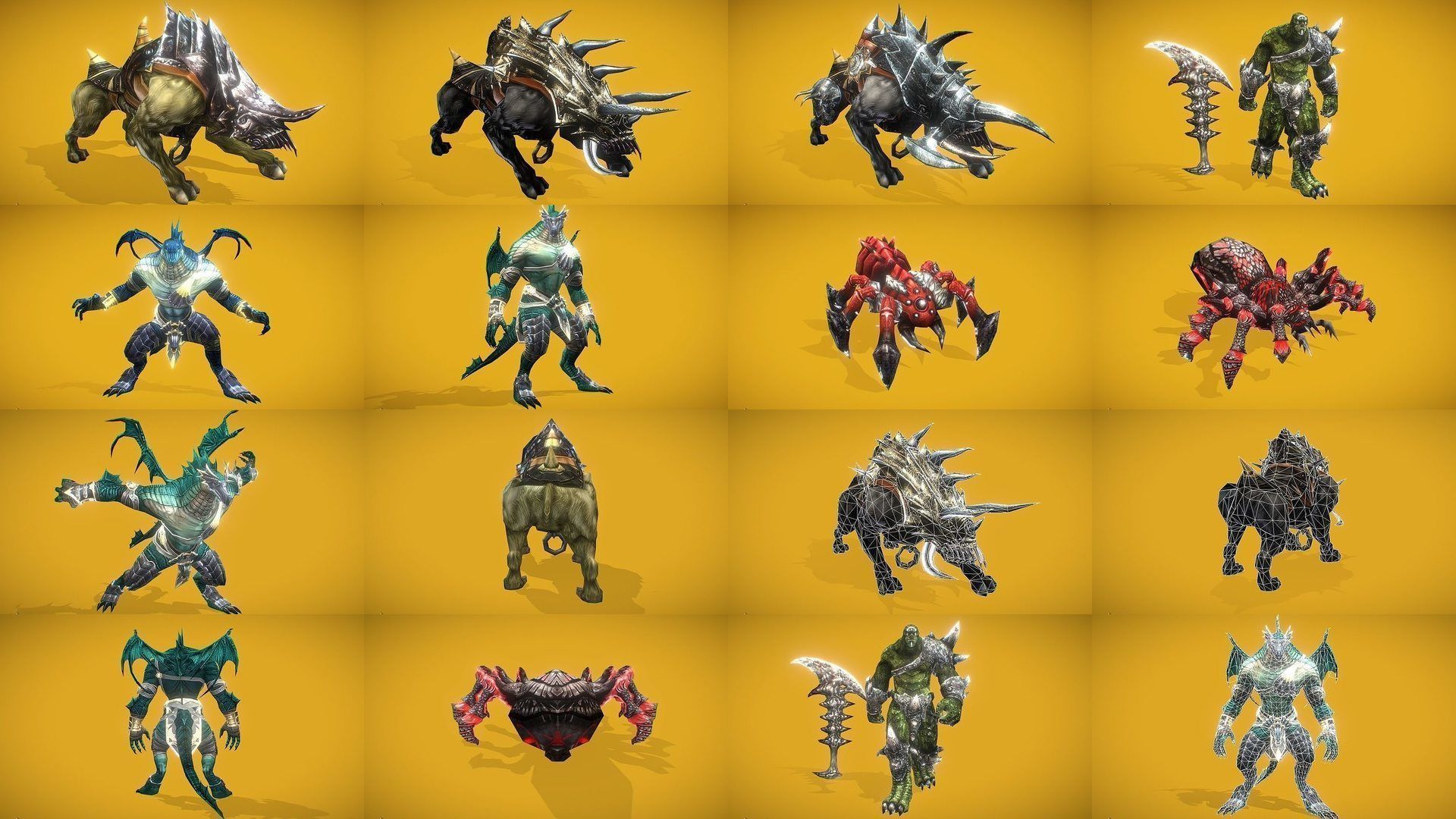 RPG Monsters Bundle 3D Model Collection_1