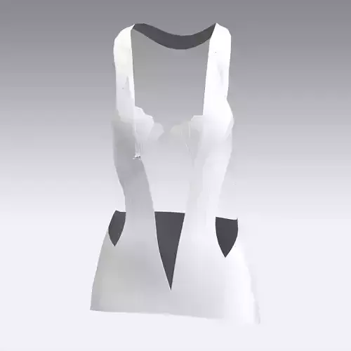 BLOUSE PANELED LOOK WHITE MODERN